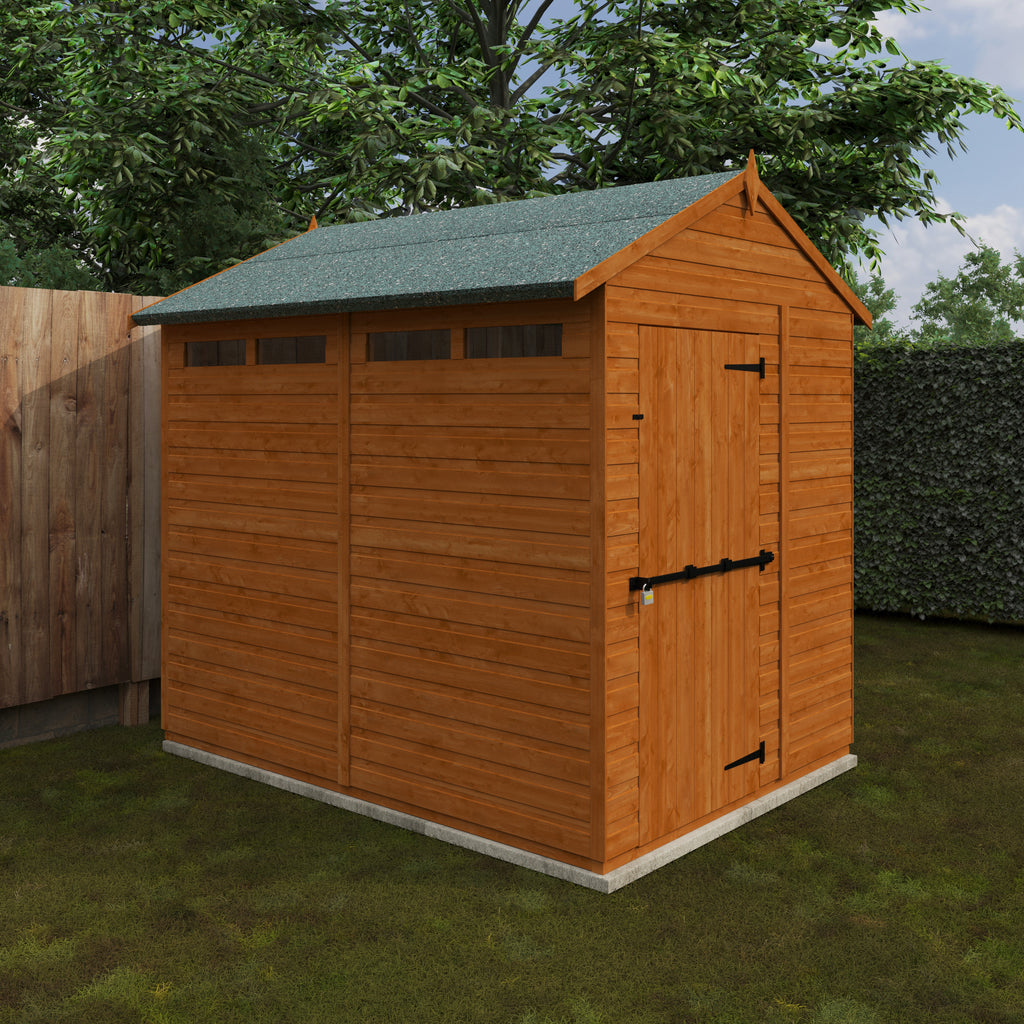 Flex Shiplap Timber Apex Security Shed