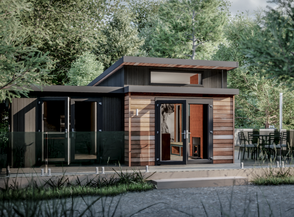 Rustic Bothy Twin Luxury Lodge