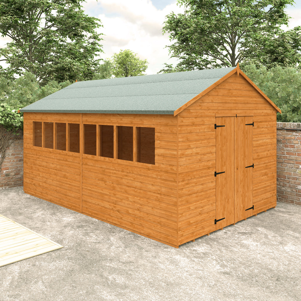 Shiplap Timber Workshop Shed