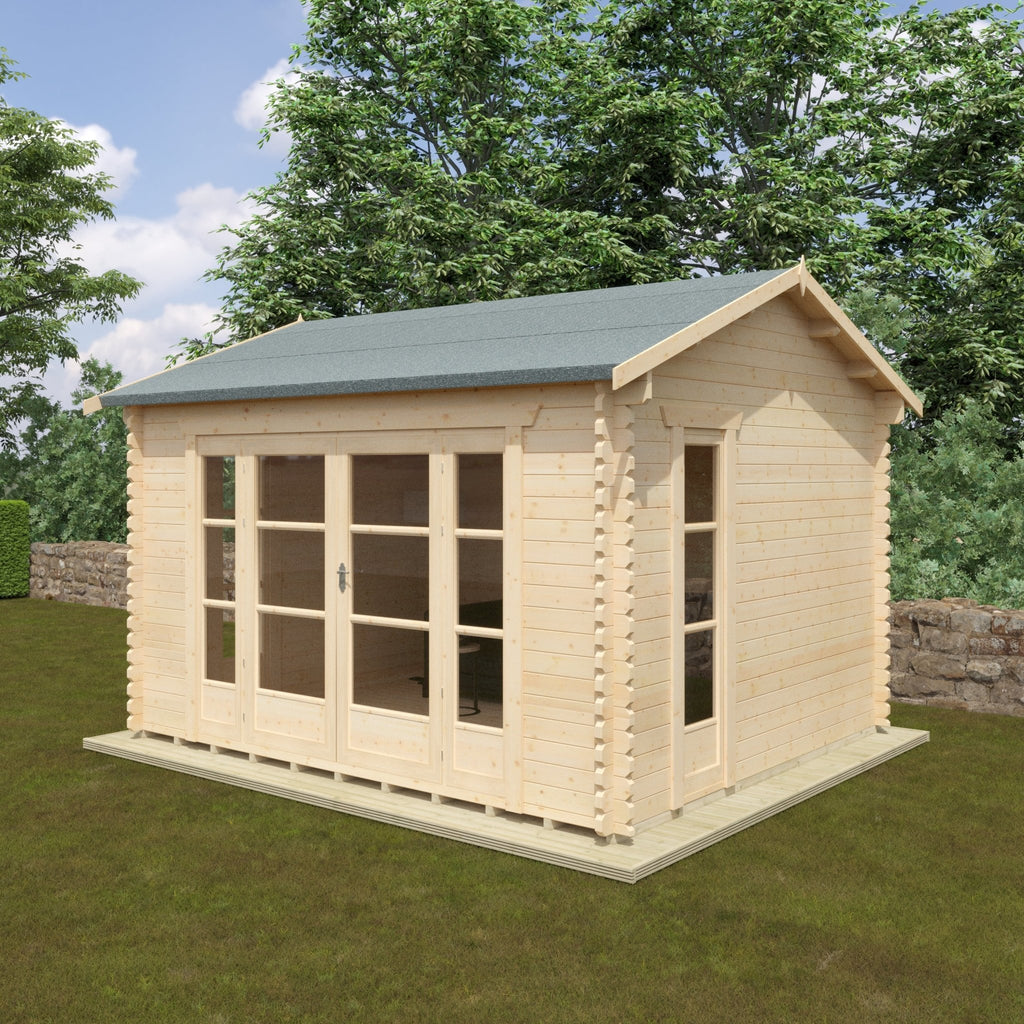 Bamber 44mm Log Cabin - Log Cabin