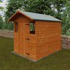 Cabin Summer Shed with Overhang - Shed