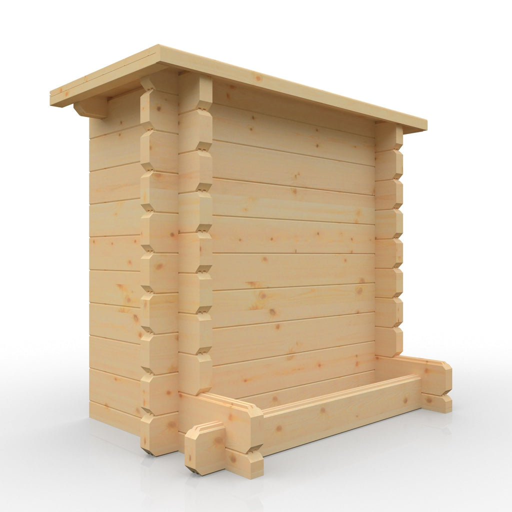 Classic Cabin Bar 44mm Interlocking Logs – Construction Renovation