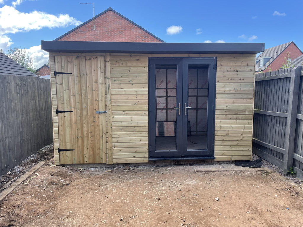 C&R GARDEN ROOM WITH SIDE SHED - Garden Room