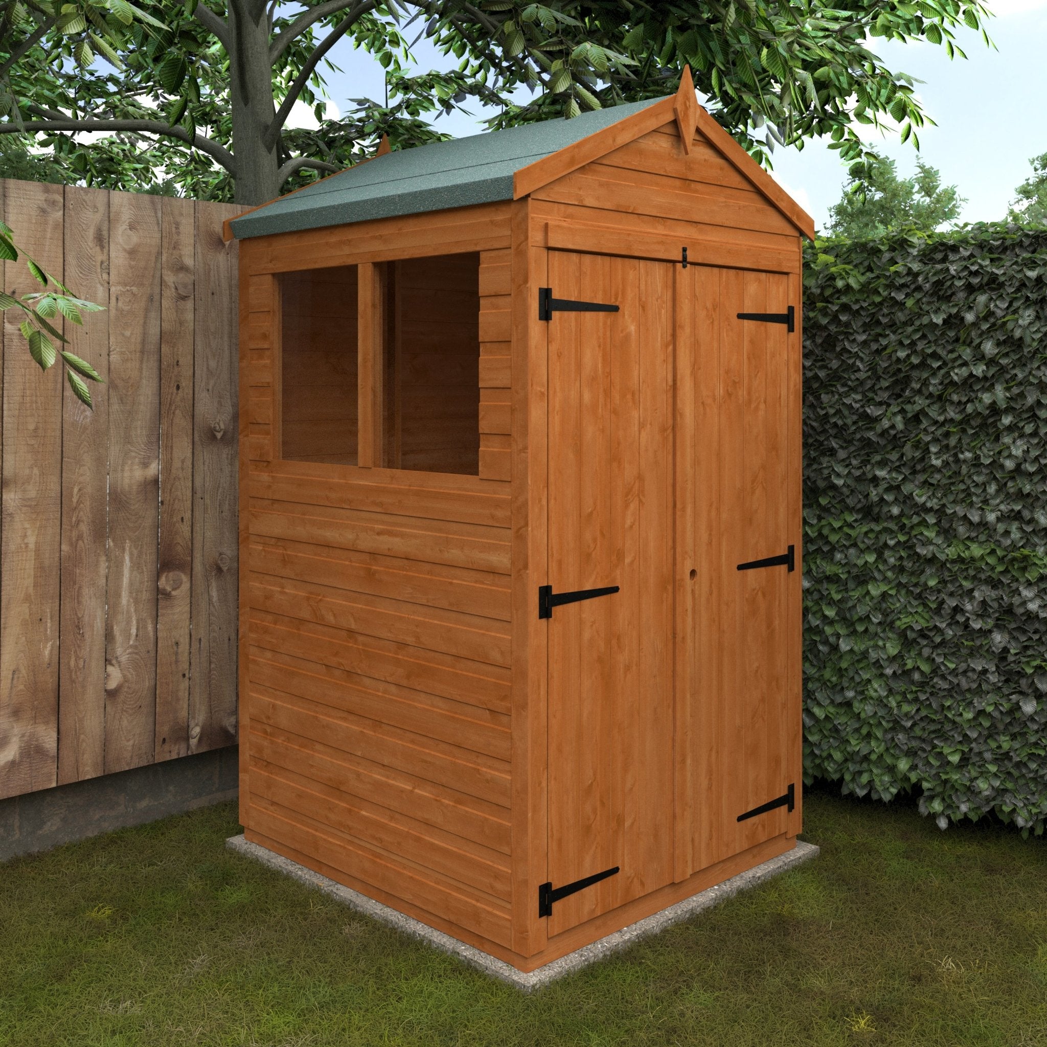 Flex Double Door Shiplap Timber Apex Shed - Shed