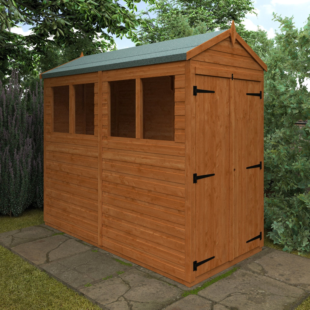 Flex Double Door Shiplap Timber Apex Shed - Shed