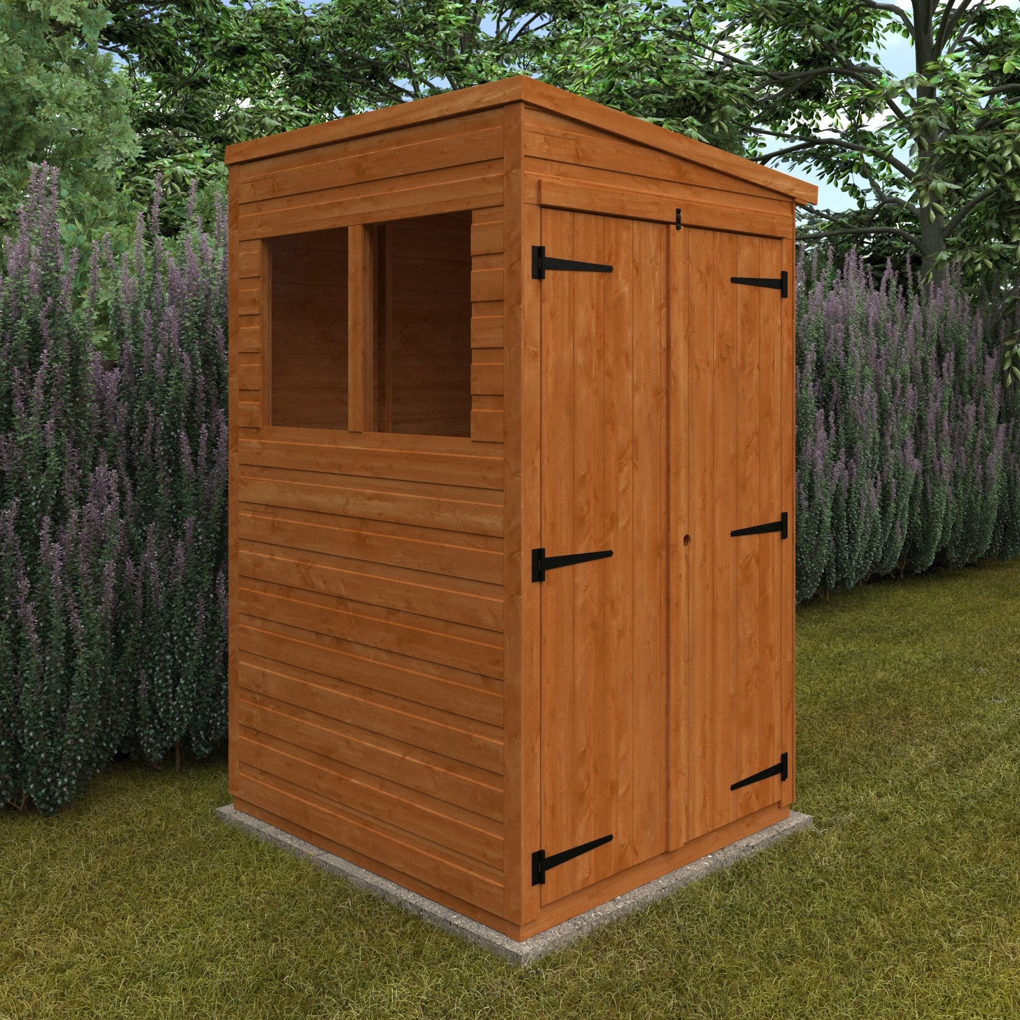 Flex Double Door Shiplap Timber Pent Shed - Shed