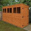 Flex Double Door Shiplap Timber Pent Shed - Shed