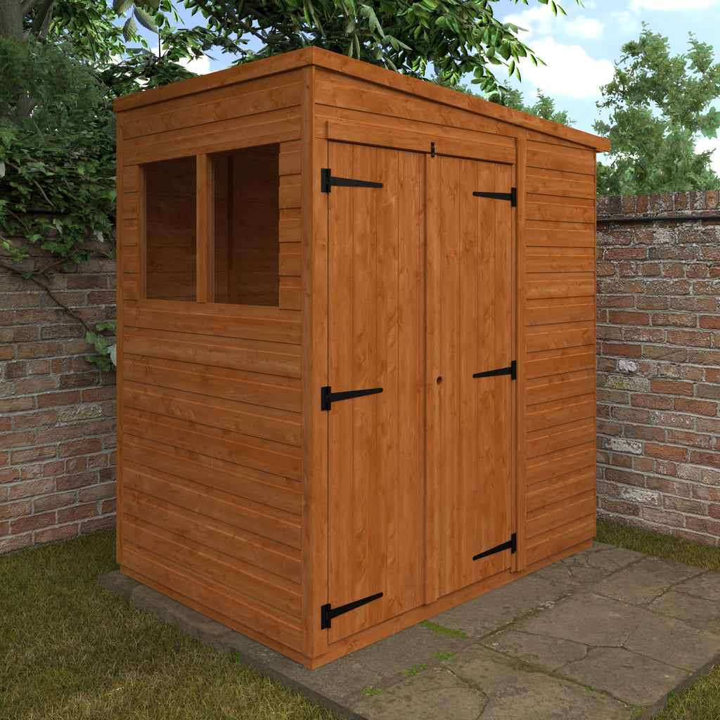 Flex Double Door Shiplap Timber Pent Shed - Shed