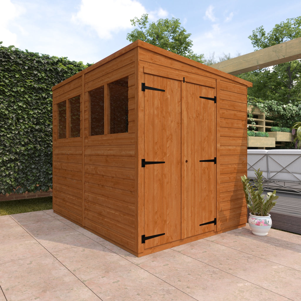 Flex Double Door Shiplap Timber Pent Shed - Shed