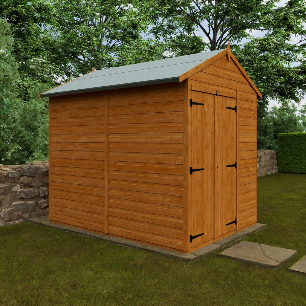 Flex Double Door Windowless Shiplap Timber Apex Shed - Shed