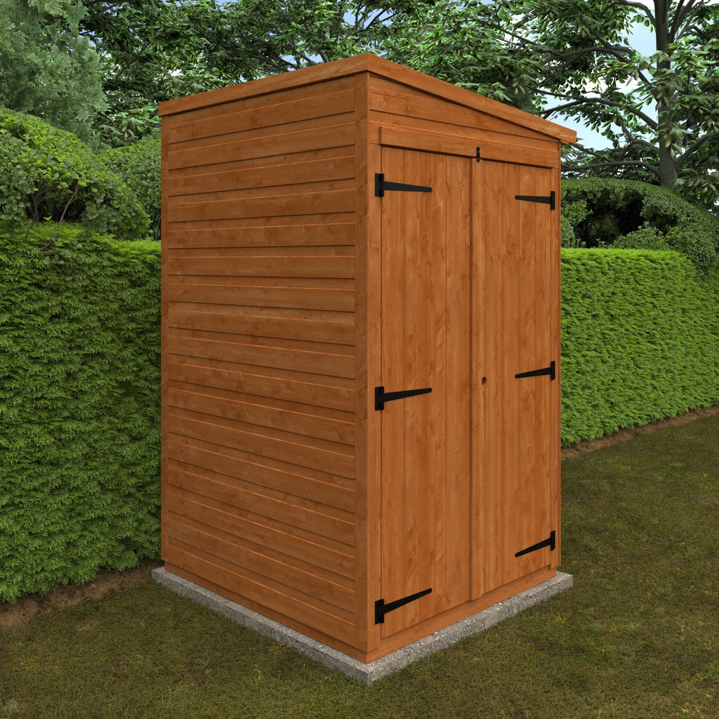 Flex Double Door Windowless Shiplap Timber Pent Shed - Shed