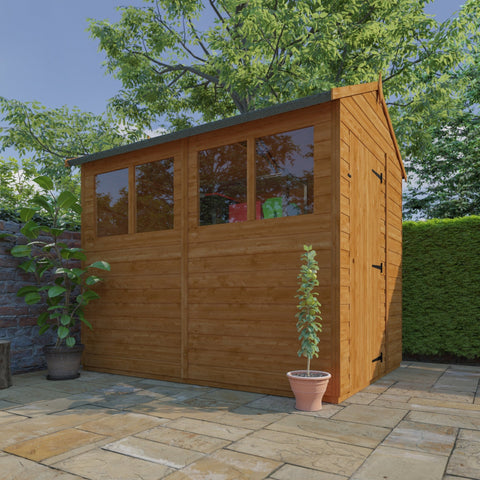 Flex Shiplap Timber Apex Shed - Shed Garden Building