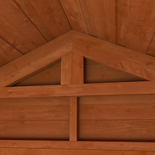Flex Shiplap Timber Double Door Apex Security Shed - Shed
