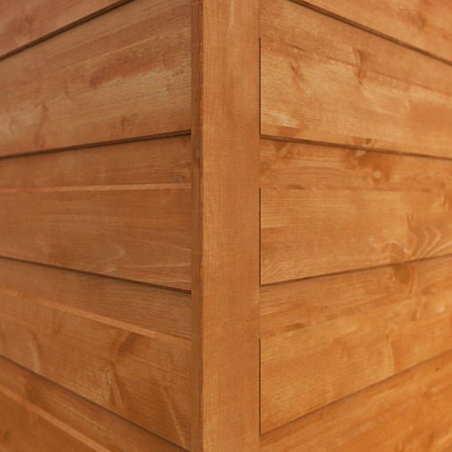 Flex Shiplap Timber Double Door Apex Security Shed - Shed