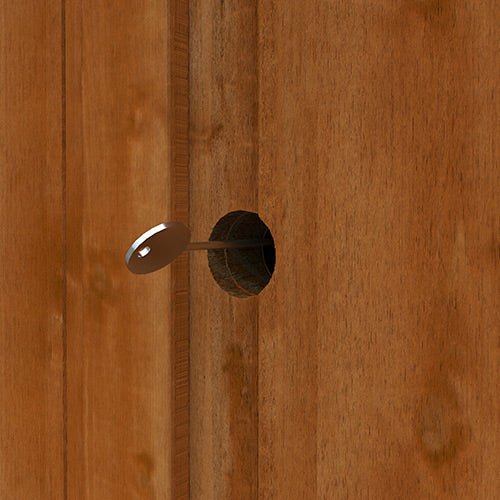 Flex Shiplap Timber Double Door Apex Security Shed - Shed
