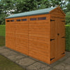 Flex Shiplap Timber Double Door Apex Security Shed - Shed