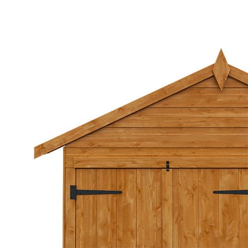 Flex Shiplap Timber Double Door Apex Security Shed - Shed