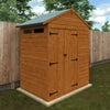 Flex Shiplap Timber Double Door Apex Security Shed - Shed