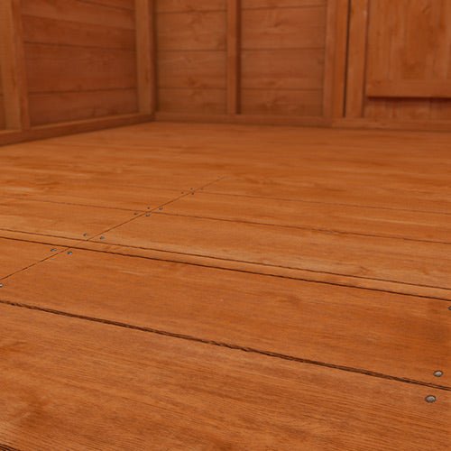 Flex Shiplap Timber Double Door Apex Security Shed - Shed