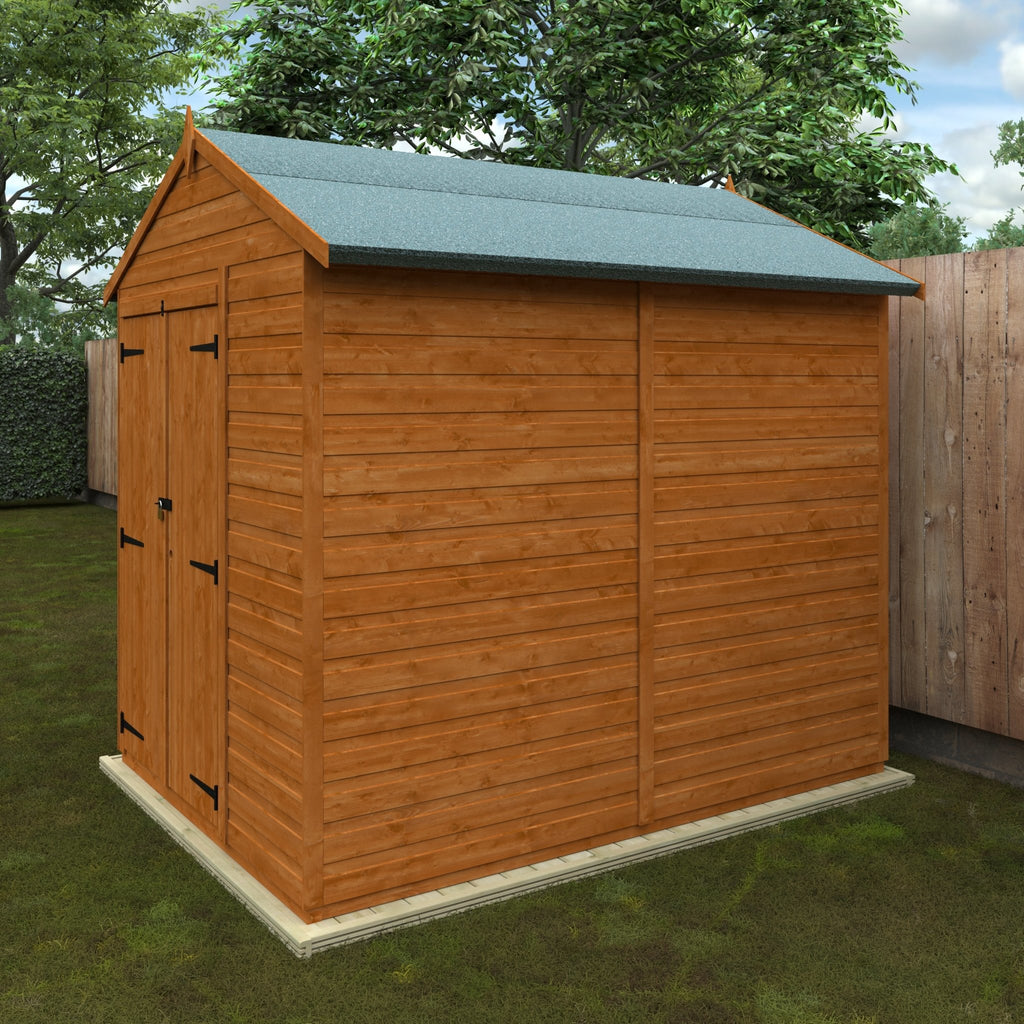 Flex Shiplap Timber Double Door Apex Security Shed - Shed
