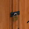 Flex Shiplap Timber Double Door Apex Security Shed - Shed