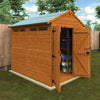 Flex Shiplap Timber Double Door Apex Security Shed - Shed