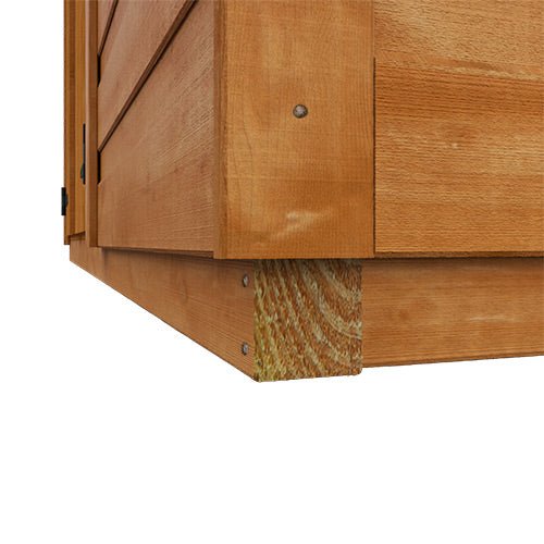 Flex Shiplap Timber Double Door Apex Security Shed - Shed