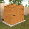 Flex Shiplap Timber Pent Bike Store - Storage