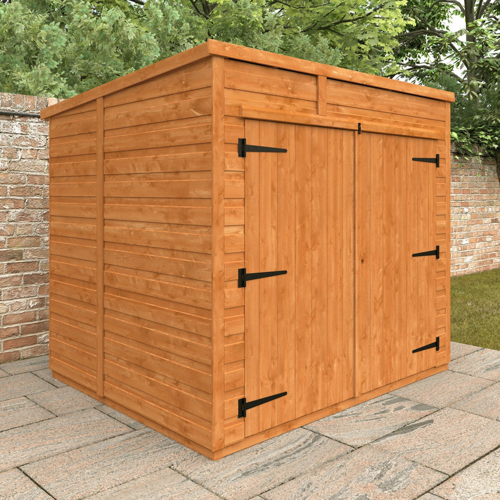 Flex Shiplap Timber Pent Bike Store - Storage