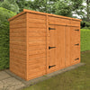 Flex Shiplap Timber Pent Bike Store - Storage