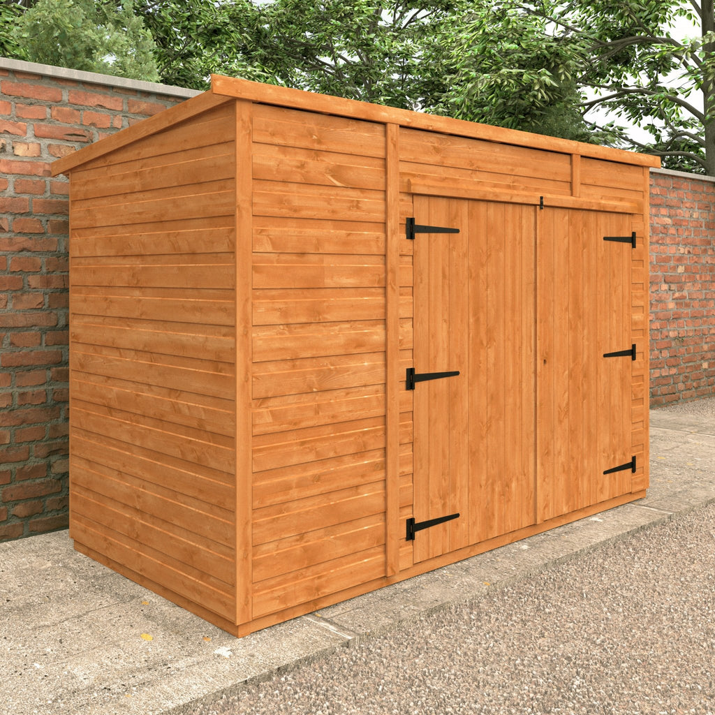 Flex Shiplap Timber Pent Bike Store - Storage