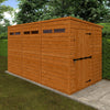 Flex Shiplap Timber Pent Security Shed - Shed