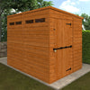 Flex Shiplap Timber Pent Security Shed - Shed