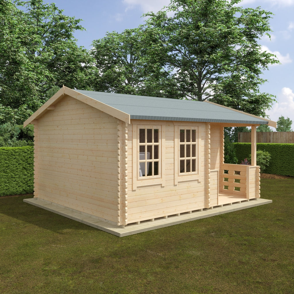 Gyles 44mm Log Cabin - log cabin