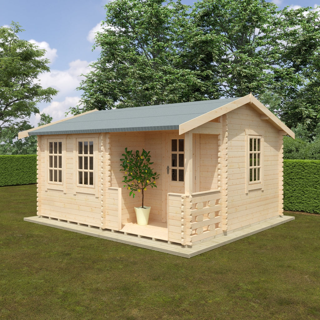 Gyles 44mm Log Cabin - log cabin