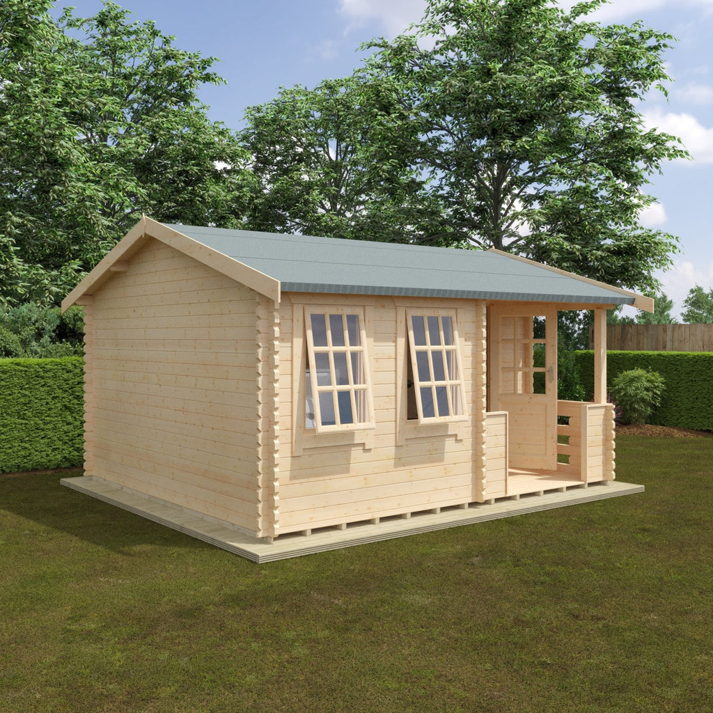 Gyles 44mm Log Cabin - log cabin