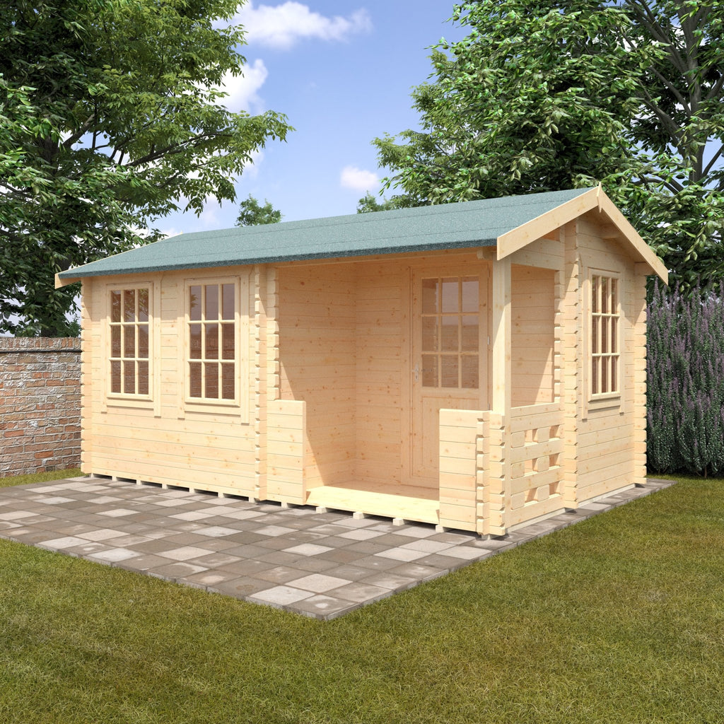 Gyles 44mm Log Cabin - log cabin