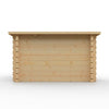 L-Shaped Cabin Bar 44mm Interlocking Logs - Log Cabin Accessories