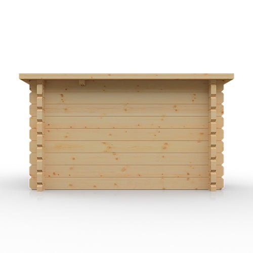 L-Shaped Cabin Bar 44mm Interlocking Logs - Log Cabin Accessories