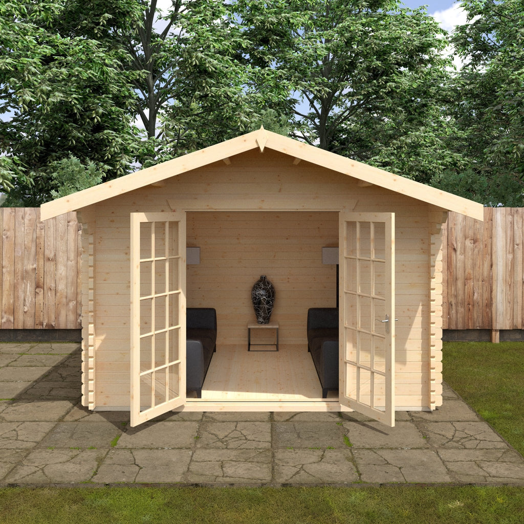 Lotherton 44mm Log Cabin - Log Cabin