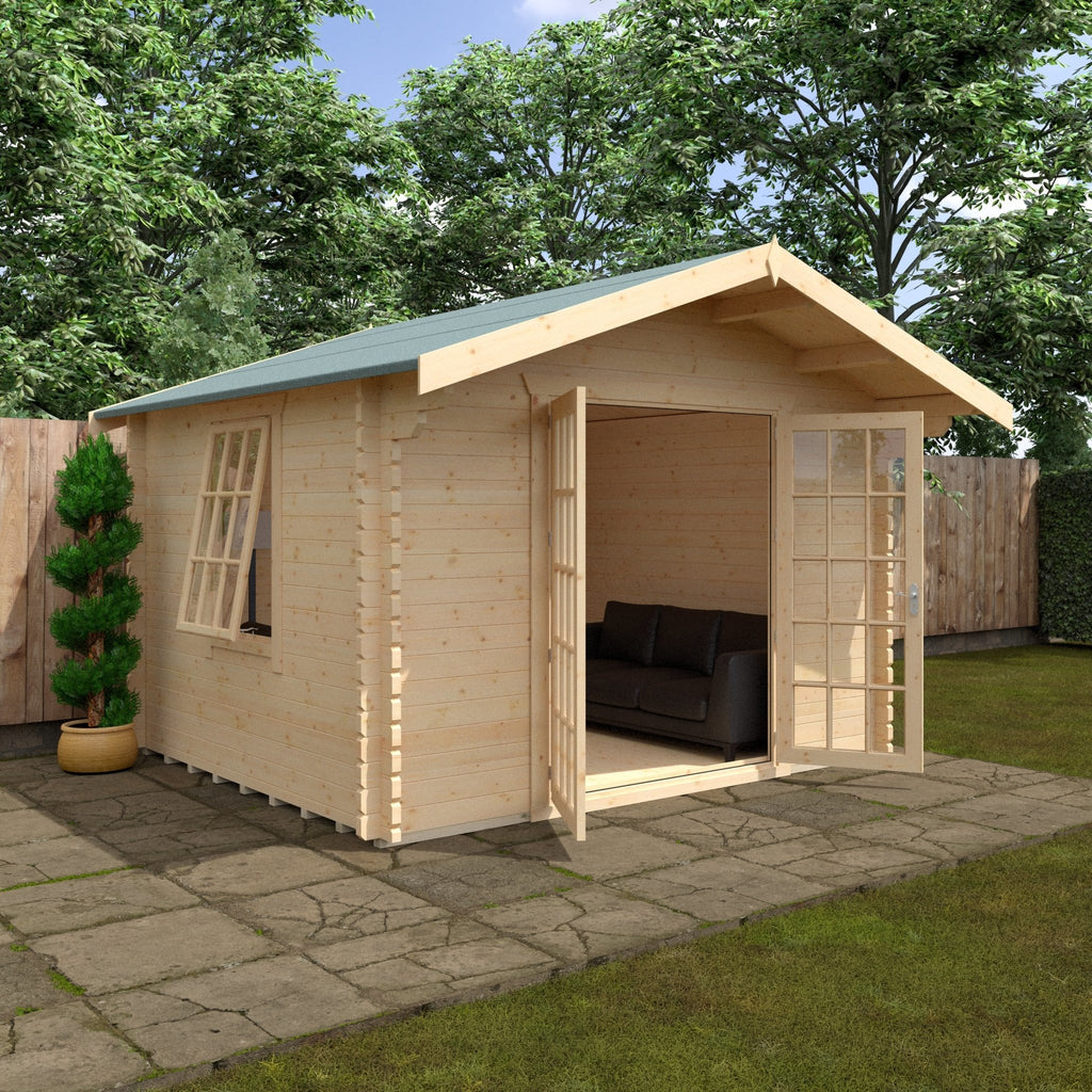 Lotherton 44mm Log Cabin - Log Cabin