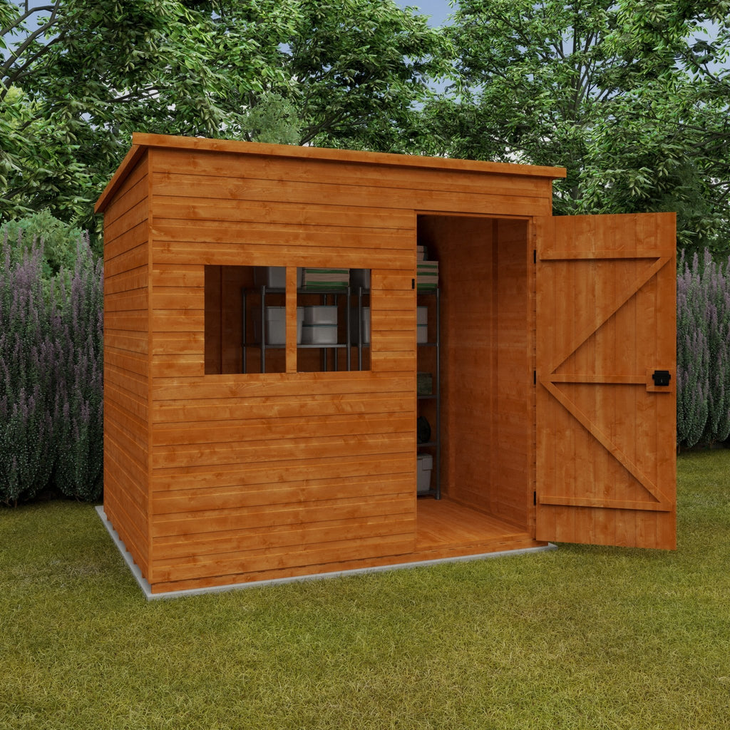 Pressure Tanalised Shiplap Timber Deluxe Pent Shed - Shed