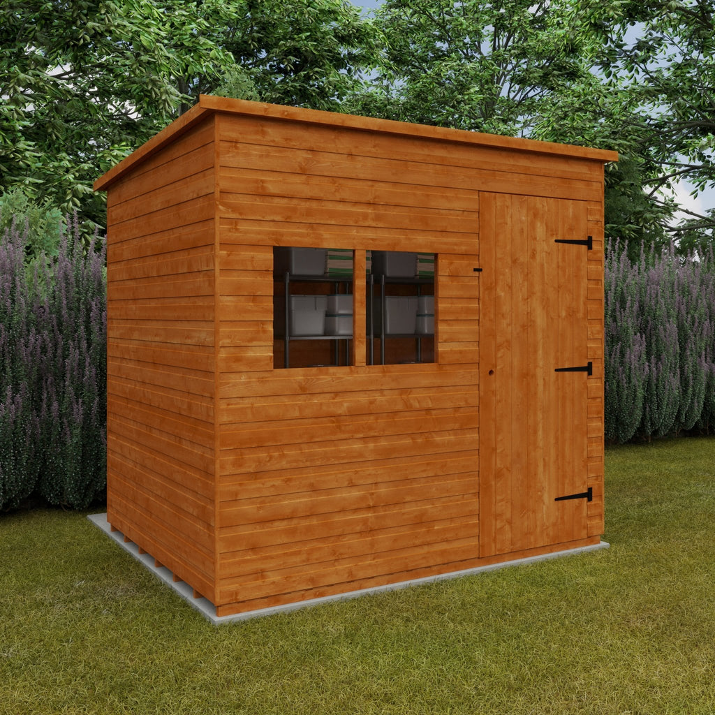 Pressure Tanalised Shiplap Timber Deluxe Pent Shed - Shed