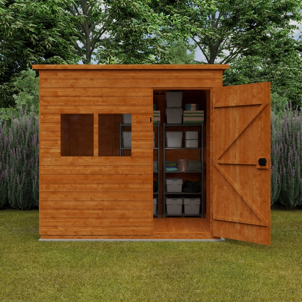 Pressure Tanalised Shiplap Timber Deluxe Pent Shed - Shed