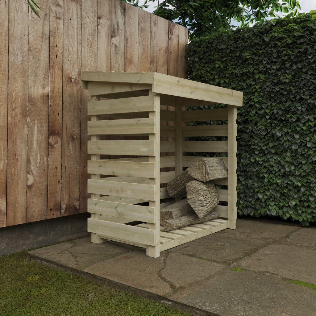 Pressure Treated Tanalised Log Store – Construction Renovation