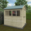 Pressure Treated Tanalised Shiplap Timber Apex Premier Shed - Shed