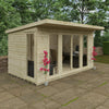 Pressure Treated Tanalised Shiplap Timber Garden Studio - Garden Room