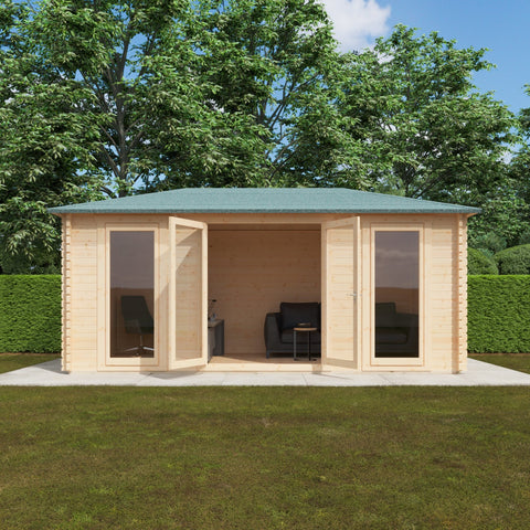 Regatta 44mm Log Cabin - Log Cabin Garden Building