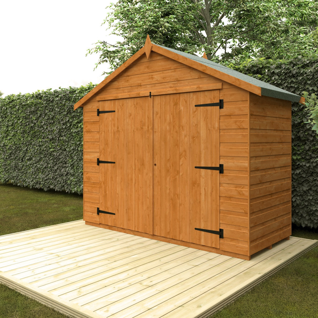 Shiplap Timber Apex Compact Shed - No Windows - Shed