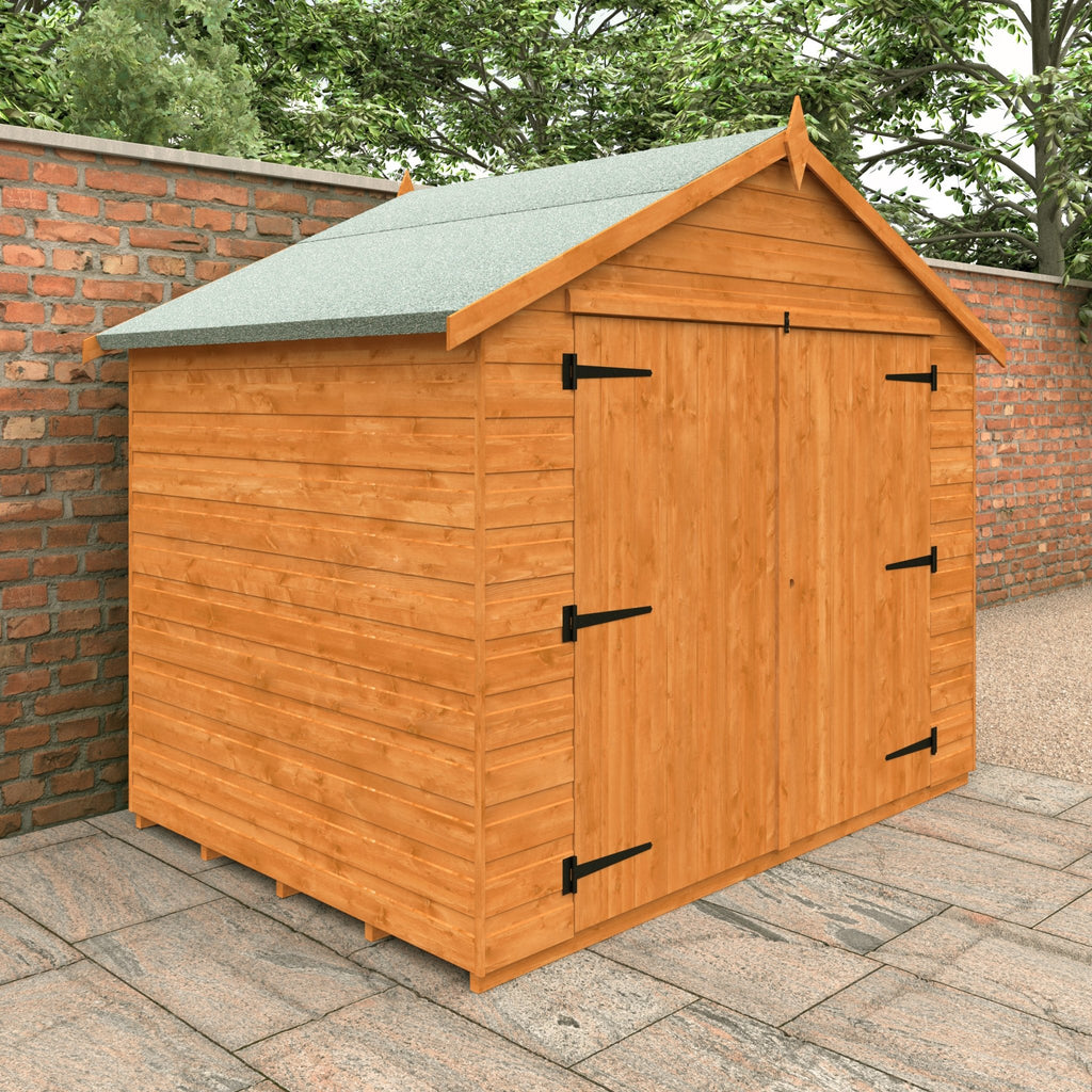 Shiplap Timber Apex Compact Shed - No Windows - Shed